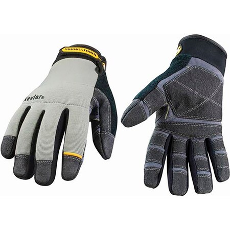 Youngstown Glove Mechanic's Gloves, Kevlar Gray 05-3080-70-L